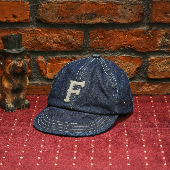 ミスターファットマン 5234005 F WAPPEN CAP INDIGO ワッペンキャップ 帽子 インディゴ メンズ