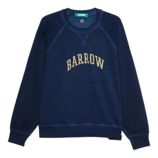 BARROW(バロウ) BARROW SWEATSHIRT PRINT LOGO F5BWUASW026 ネイビー