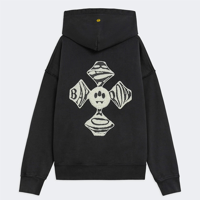BARROW(バロウ) BARROW HOODIE F5BWUAHS061 プルオーバーパーカー ブラック