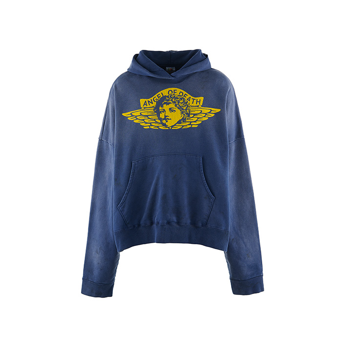セントマイケル SM-YS1-0000-044 HOODIE / ANGEL / NAVY メンズ プルオーバー パーカー