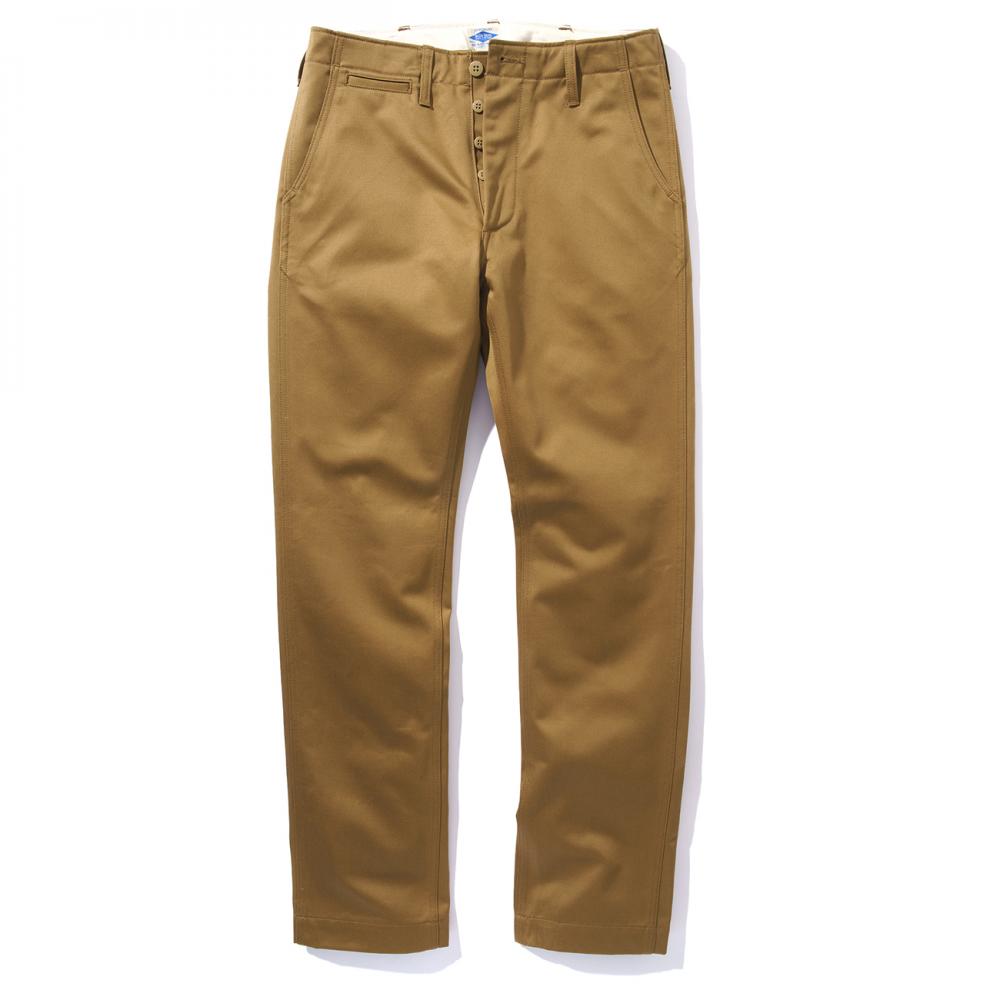 JOE McCOY CHINO TROUSERS:O.KHAKI