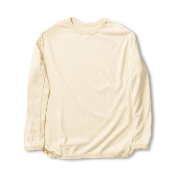 フルカウント 5222L-20A Flat Seam Heavyweight Long sleeve T Shirt Ecru ヘビーウェイト ロングスリーブTシャツ エクリュ メンズ