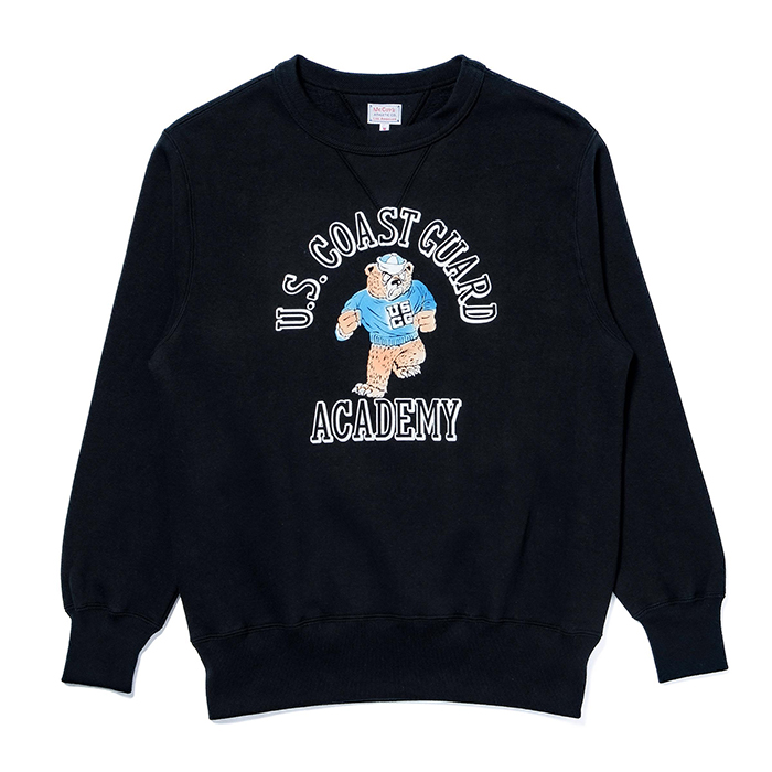 MILITARY PRINT SWEATSHIRT / U.S. COASTGUARD ACADEMY