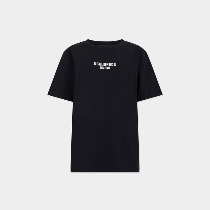 DSQUARED2(ディースクエアード) S75GD0524 Dsquared2 Milano Breezy Fit T-Shirt ブラック