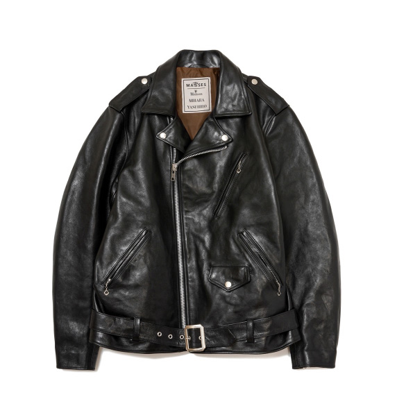 Maison MIHARA YASUHIRO×MASSES HORSE LEATHER ZIP JACKET VINTAGE MMY