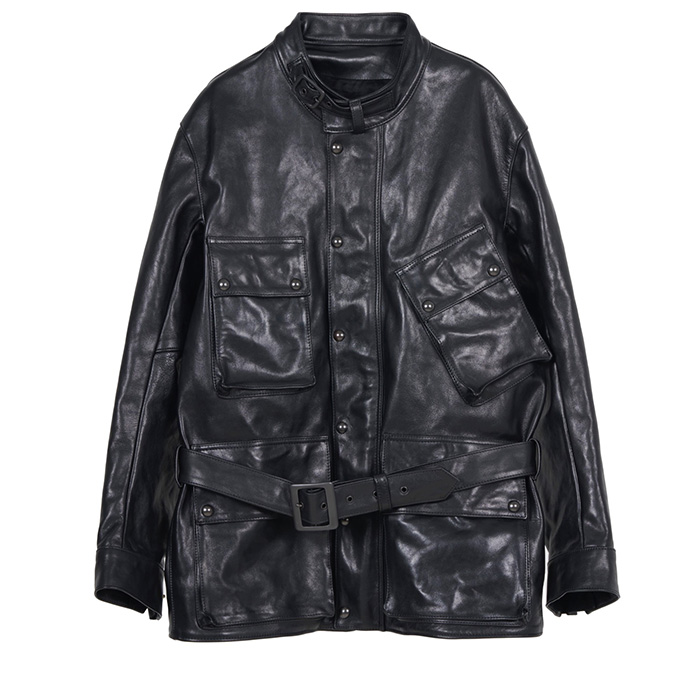 HORSE LEATHER COAT VINTAGE W